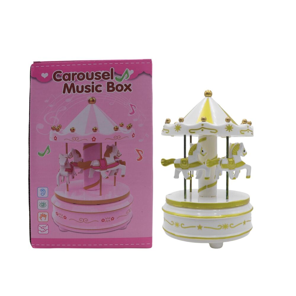 4354 Creative Cute Carousel Music Box with Rotating Ferris Wheel for Boys